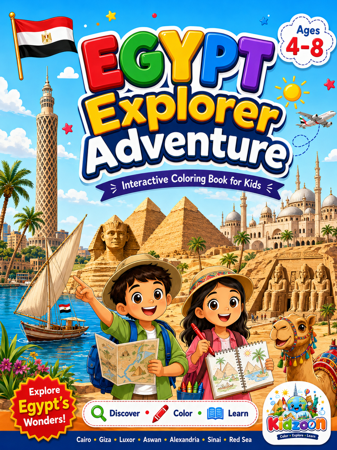 Egypt Explorer Adventure book cover