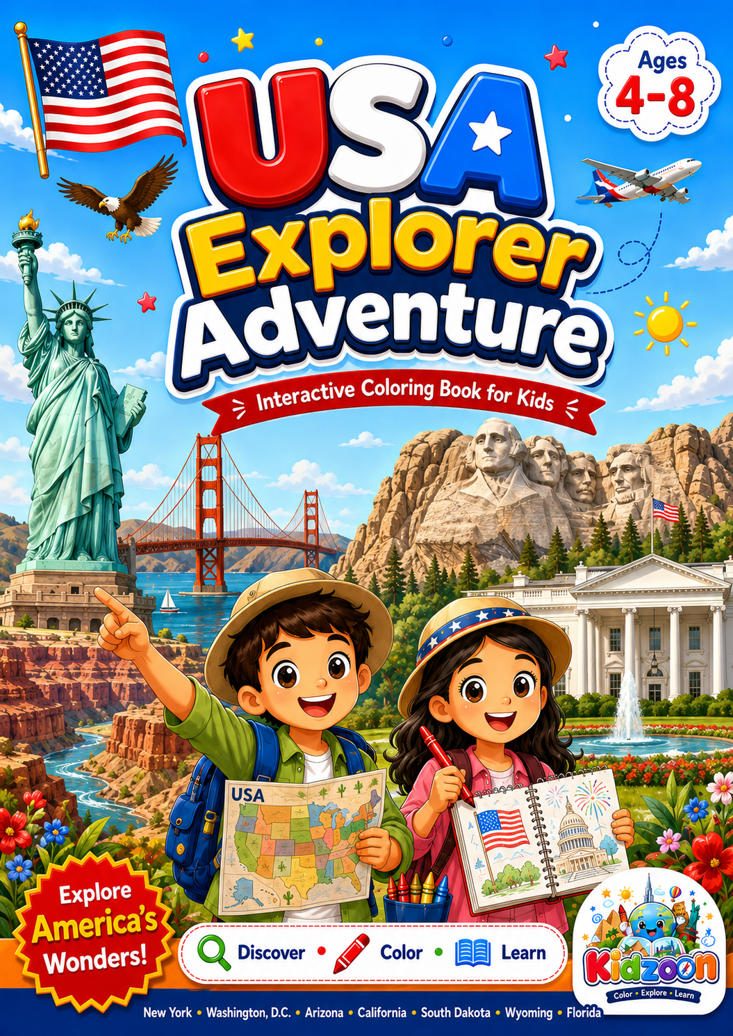 USA Explorer Adventure book cover